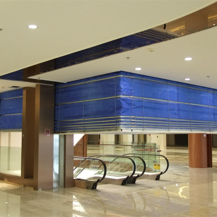 无机双轨防火卷帘门